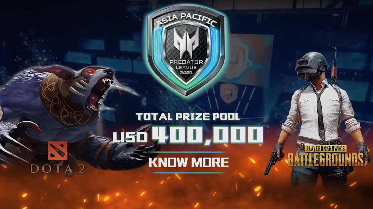 Acer Asia-Pacific Predator League 2020-21 grand finals for PUBG and DOTA 2