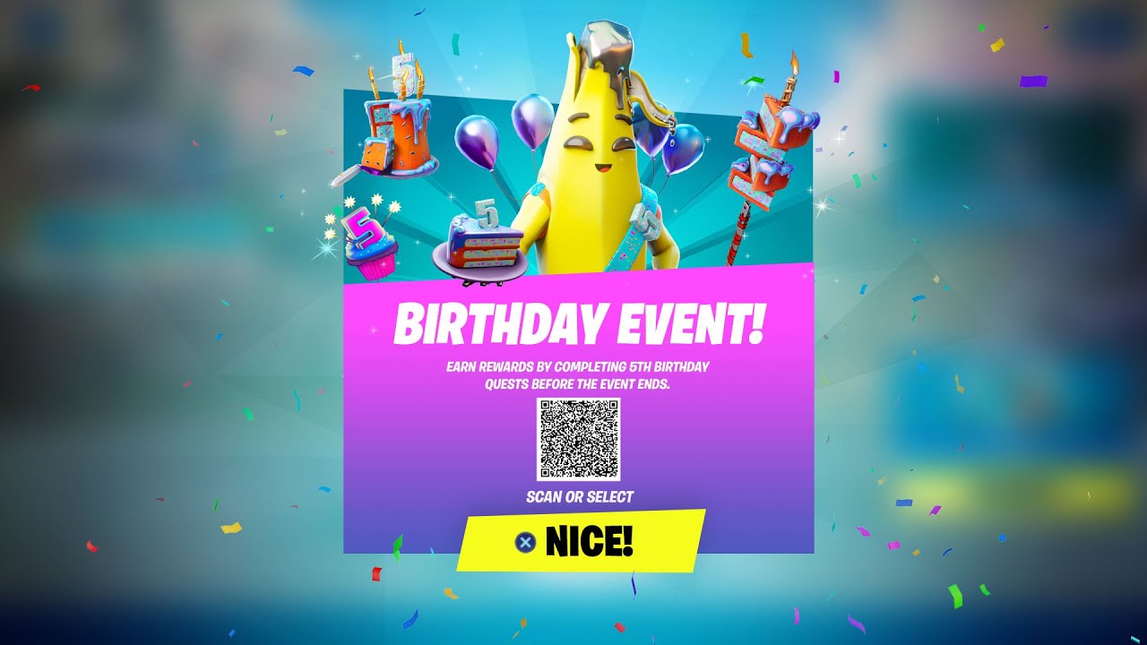 Fortnite birthday event