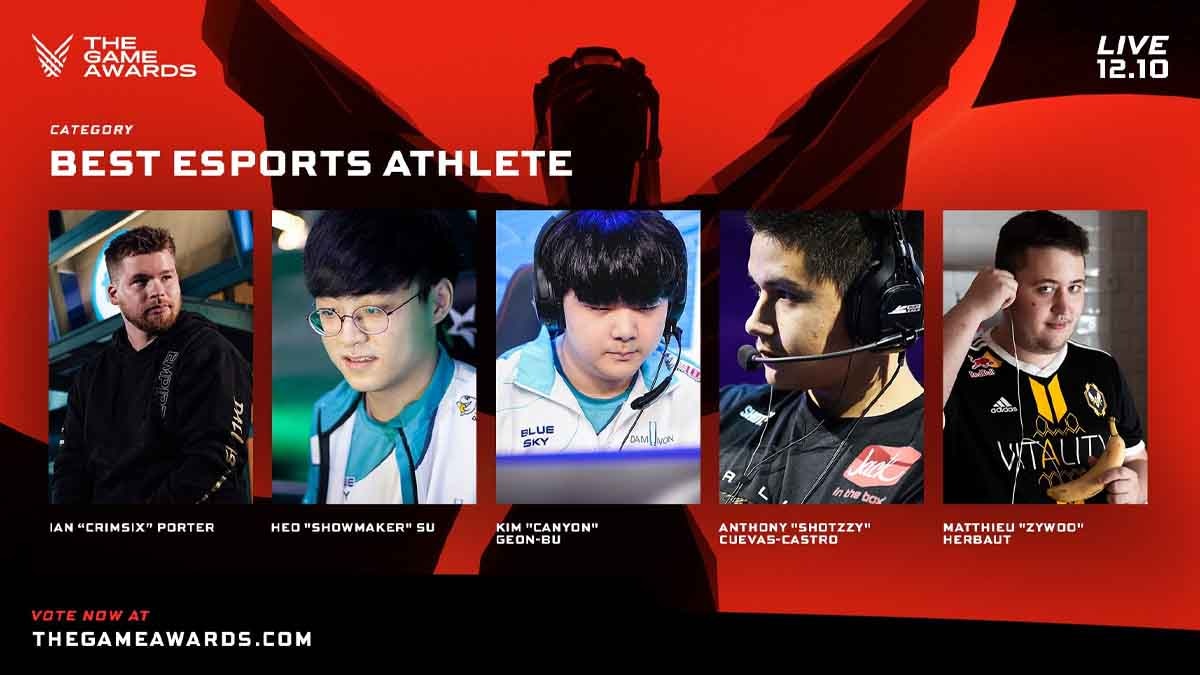 The Game Awards 2020 Best esports athelete